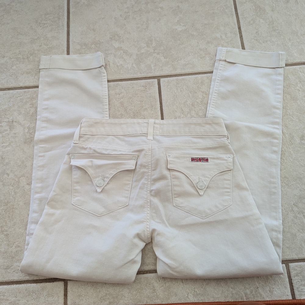 Hudson Jeans Size 26 Women's Cream Ankle & Cropped Jeans